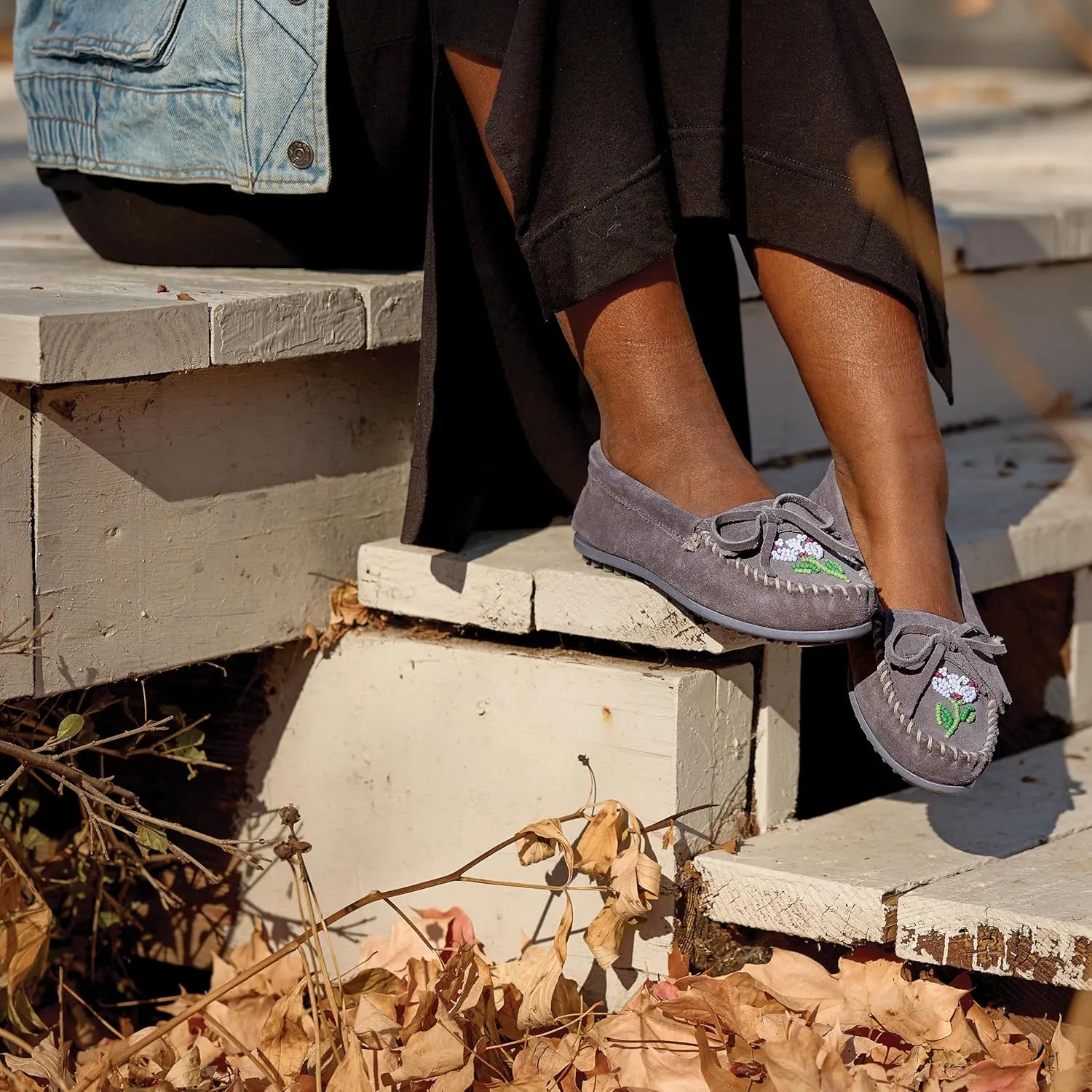 Minnetonka x Lucie Skjefte Women's Ziigwan Waabigwan Moccasin
