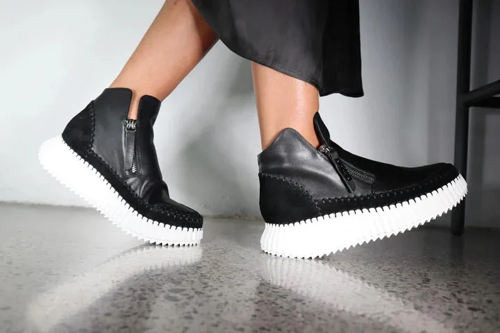 Minx Footwear - Wesley (Black Combo)