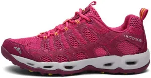 MIOKE Women's Lightweight Mesh Hiking Shoes Outdoor Running Trail Hiker Non-Slip Climbing Backpacking Shoes