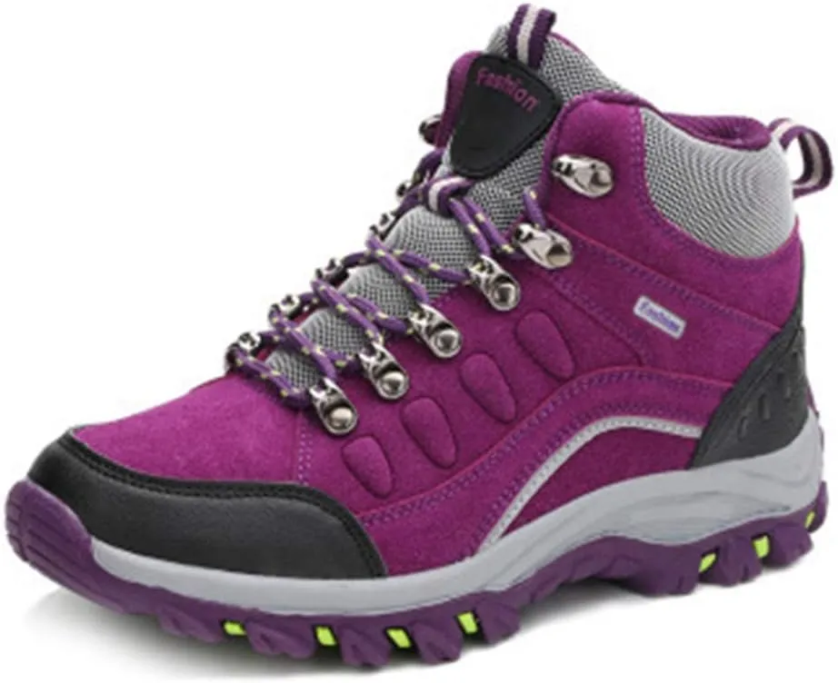 MIOKE Women's Waterproof Hiking Shoes Outdoor Running Hiker Non-Slip Casual Trail Climbing Backpacking Shoes