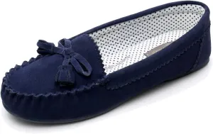 Moccasin Slippers for Women Flat Casual Comfortable Loafer Shoes Womens Moccasin Slippers Spring Driving Moccasins Shoes