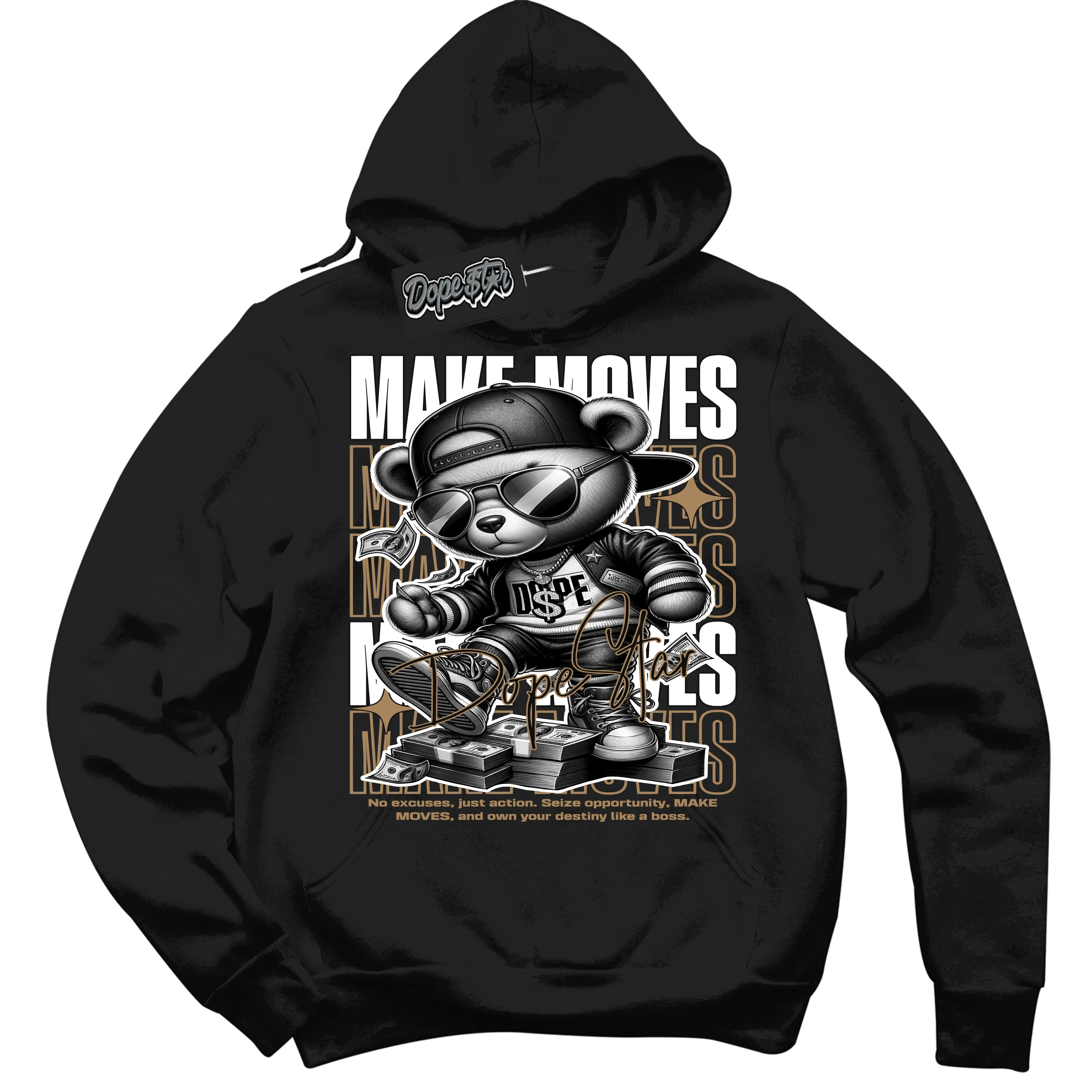 Mocha Palomino 1s Sneaker Hoodie Make Moves Graphic
