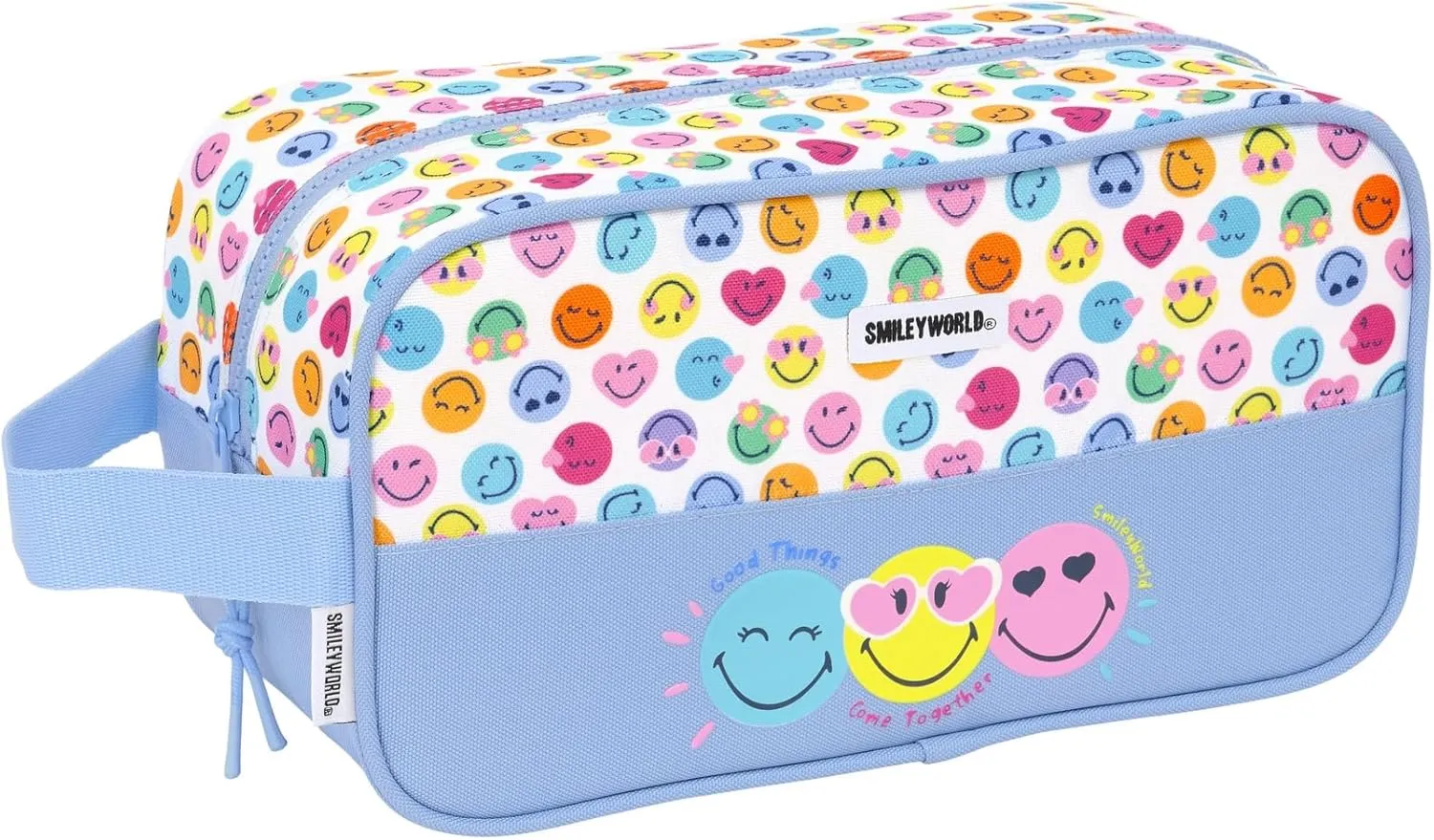 MOOS FLORES – Medium Shoe Rack, Multipurpose, Pencil Case, Sport, Extracurricular Football, Comfortable and Versatile, 29 x 14 x 15 cm, Multi-Coloured