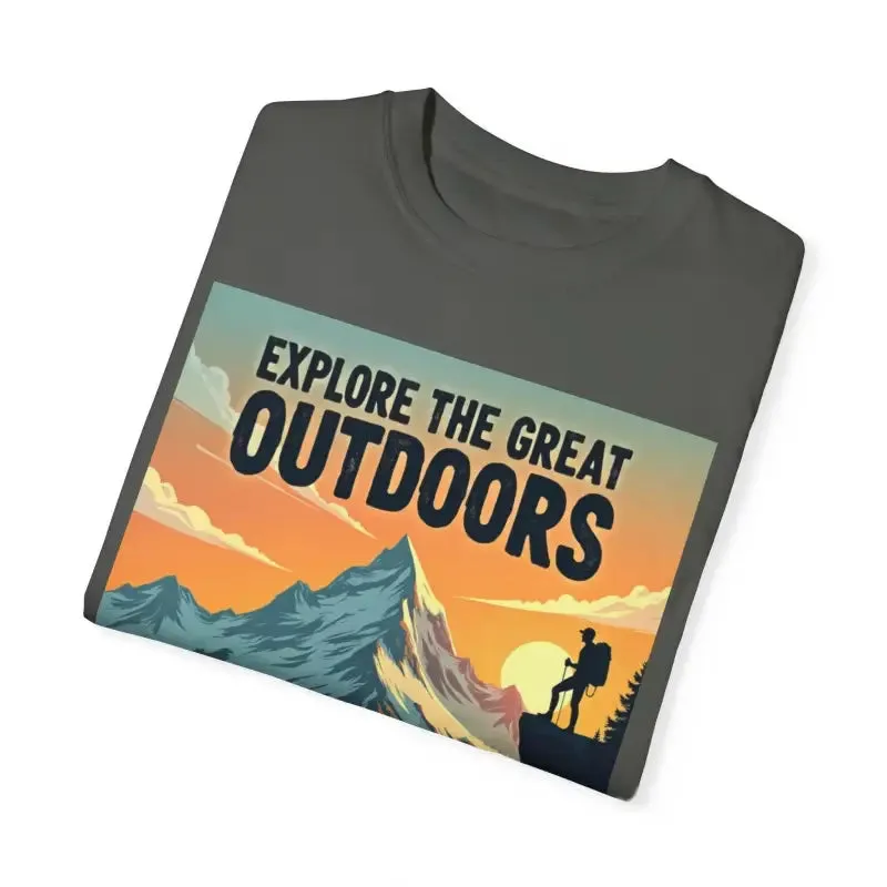 Mountain Graphic T Shirt for Outdoor Enthusiasts Adventure