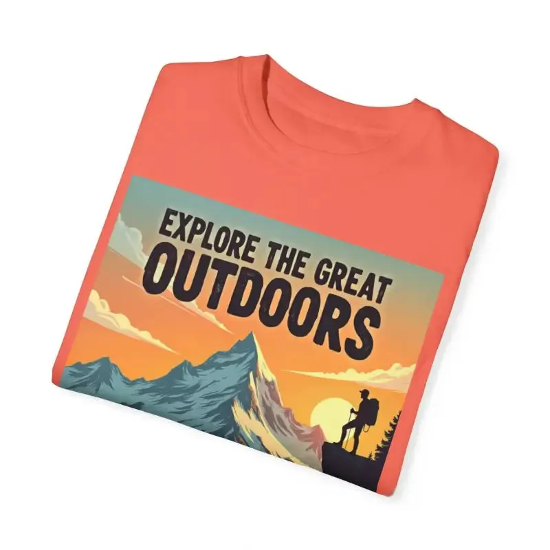 Mountain Graphic T Shirt for Outdoor Enthusiasts Adventure