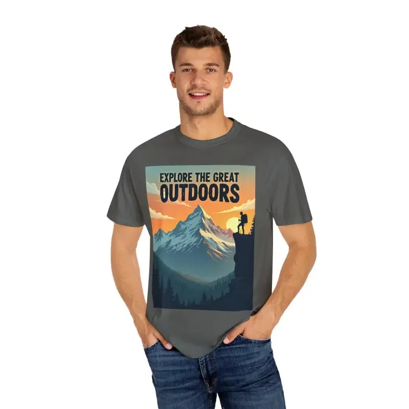 Mountain Graphic T Shirt for Outdoor Enthusiasts Adventure