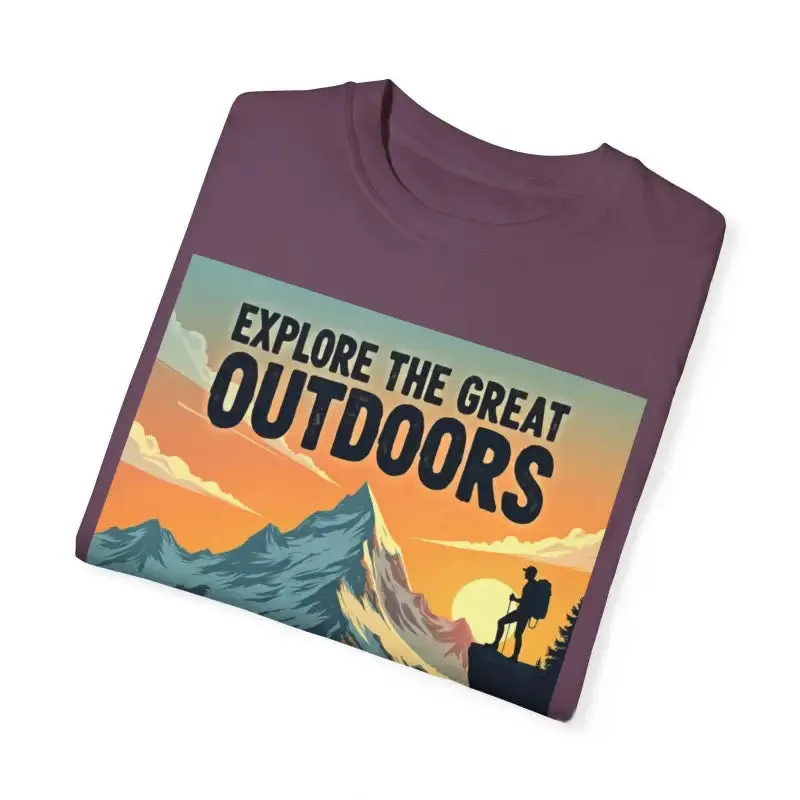 Mountain Graphic T Shirt for Outdoor Enthusiasts Adventure