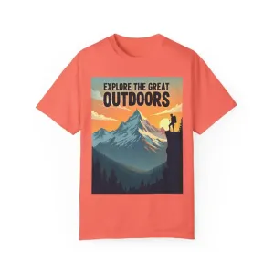 Mountain Graphic T Shirt for Outdoor Enthusiasts Adventure