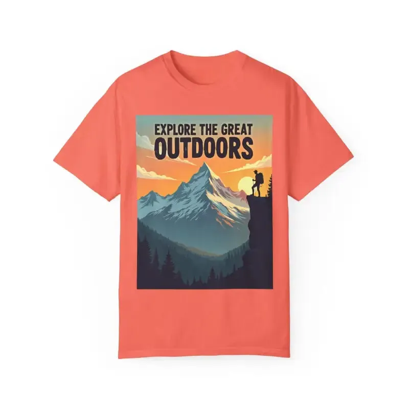 Mountain Graphic T Shirt for Outdoor Enthusiasts Adventure