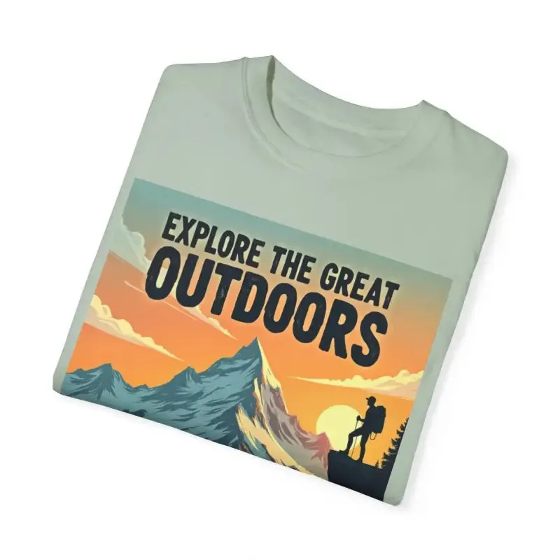 Mountain Graphic T Shirt for Outdoor Enthusiasts Adventure