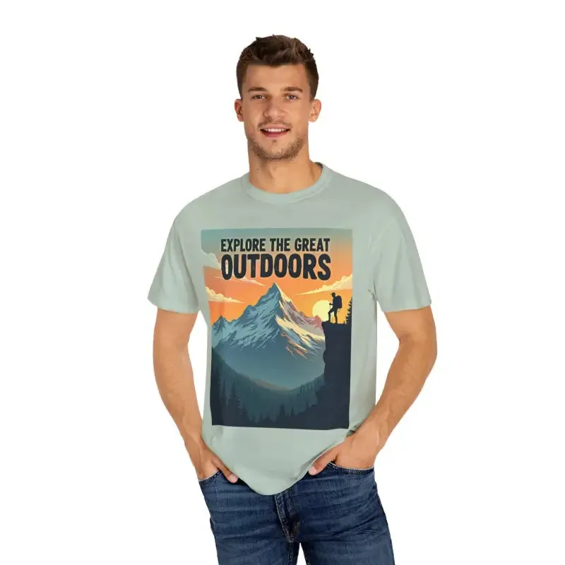 Mountain Graphic T Shirt for Outdoor Enthusiasts Adventure