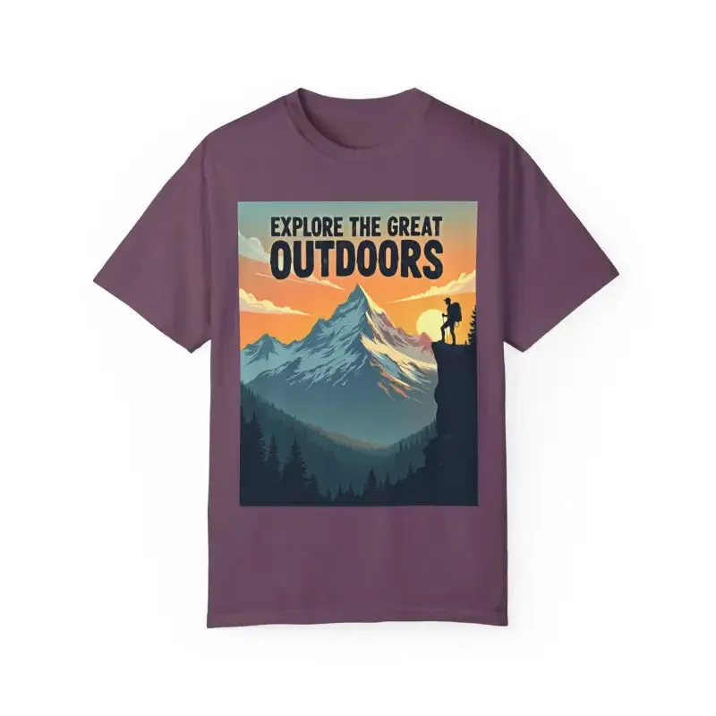 Mountain Graphic T Shirt for Outdoor Enthusiasts Adventure