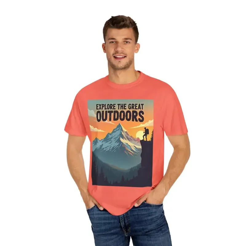 Mountain Graphic T Shirt for Outdoor Enthusiasts Adventure