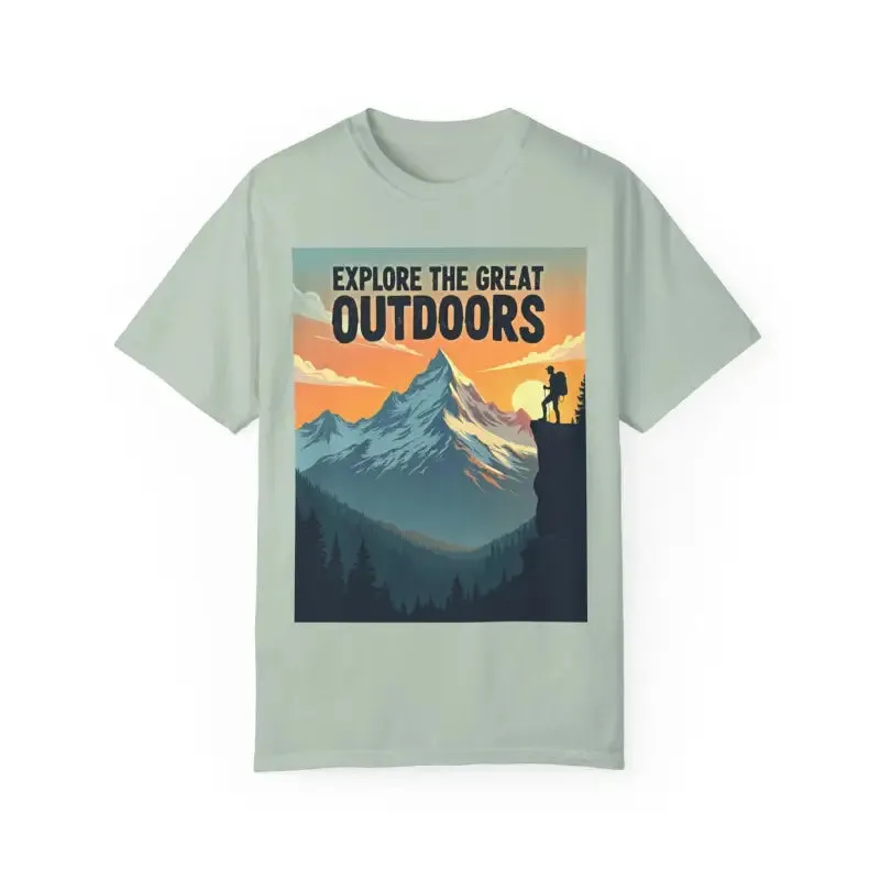 Mountain Graphic T Shirt for Outdoor Enthusiasts Adventure