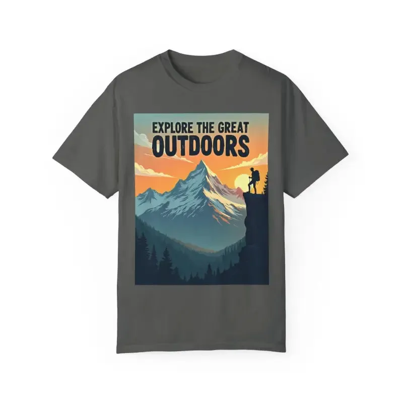 Mountain Graphic T Shirt for Outdoor Enthusiasts Adventure