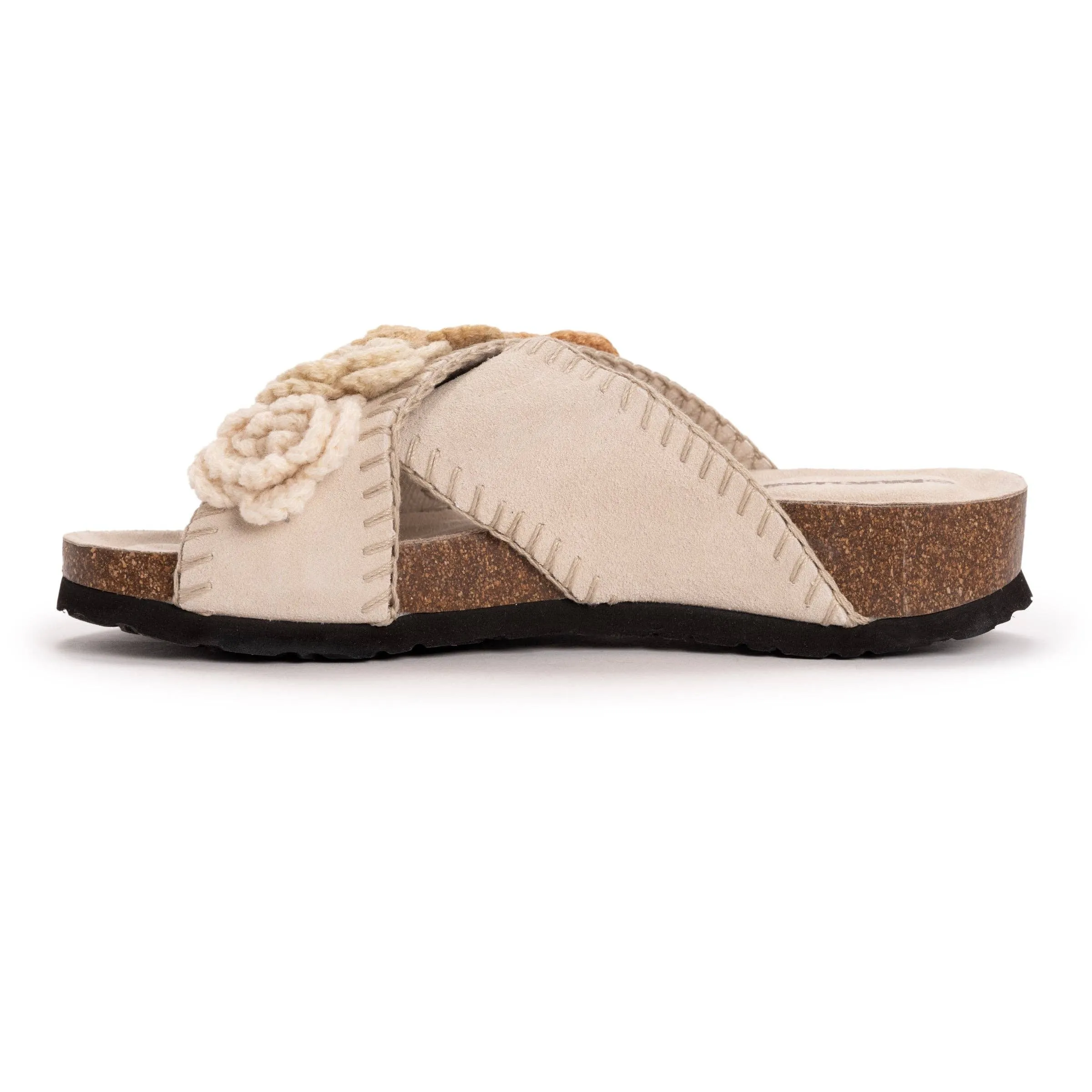 Muk Luks Women's Penelope Sandal: Stone / 9