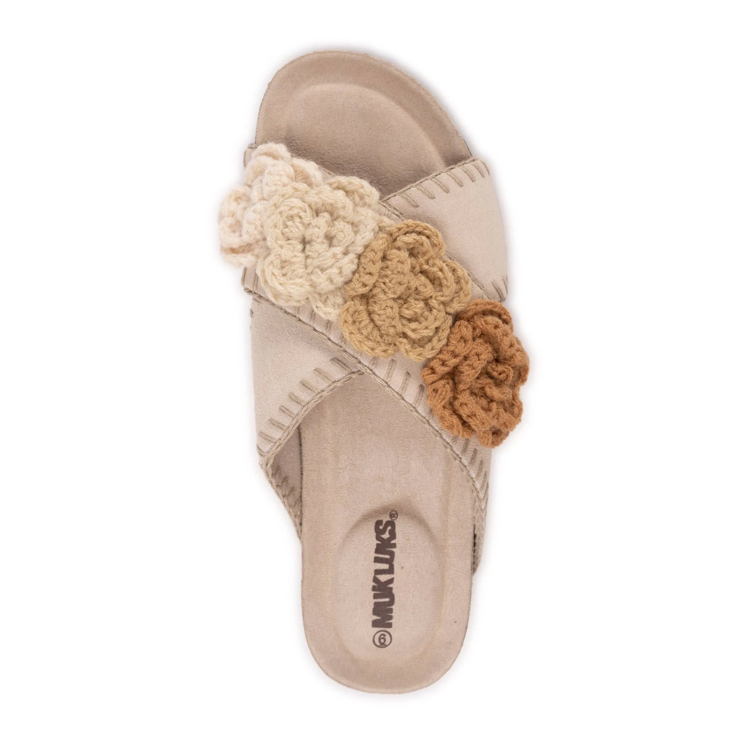 Muk Luks Women's Penelope Sandal: Stone / 9