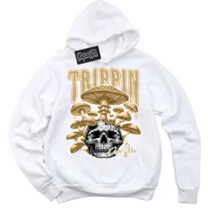 MVP White Metallic Gold Sneaker Hoodie Trippin Graphic