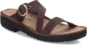 NAOT Women's Brown Haze Leather Geneva 8 B(M) US