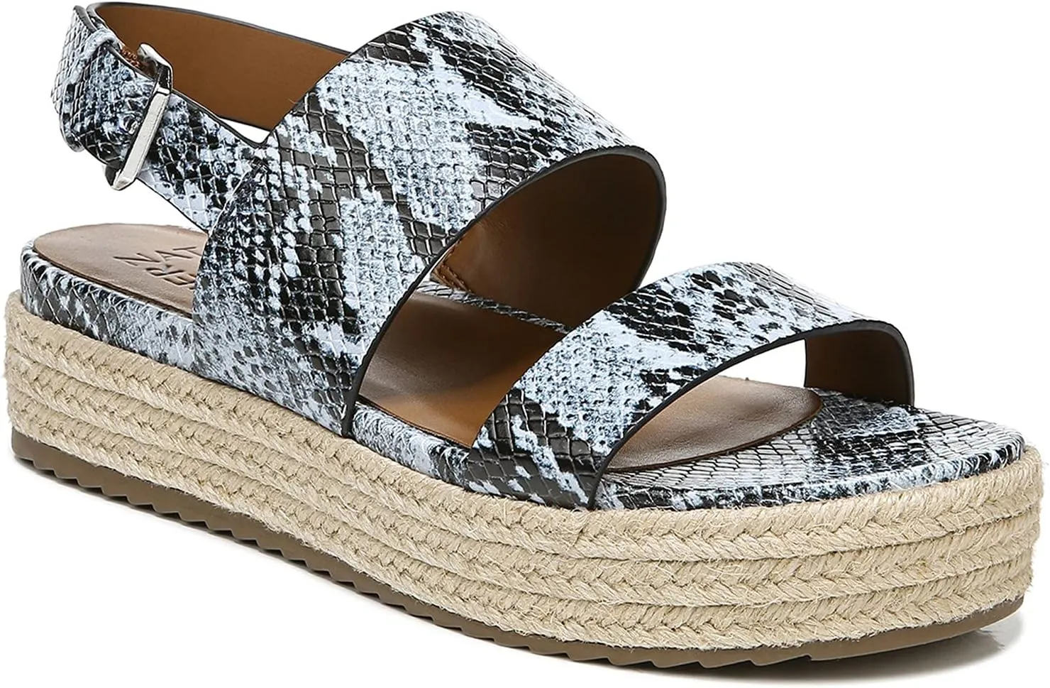 Naturalizer Women's Jute Patience Round Toe Platform Slingback Sandal