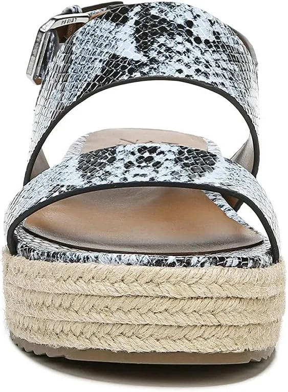 Naturalizer Women's Jute Patience Round Toe Platform Slingback Sandal