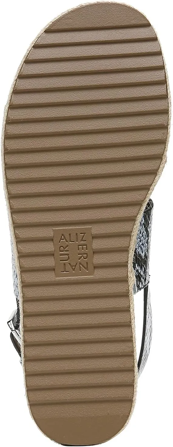 Naturalizer Women's Jute Patience Round Toe Platform Slingback Sandal