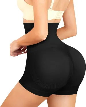 Nebility Butt Lifter Padded Shapewear High Waist Hip Enhancer Pads Shorts Women Seamless Underwear Tummy Control Panty