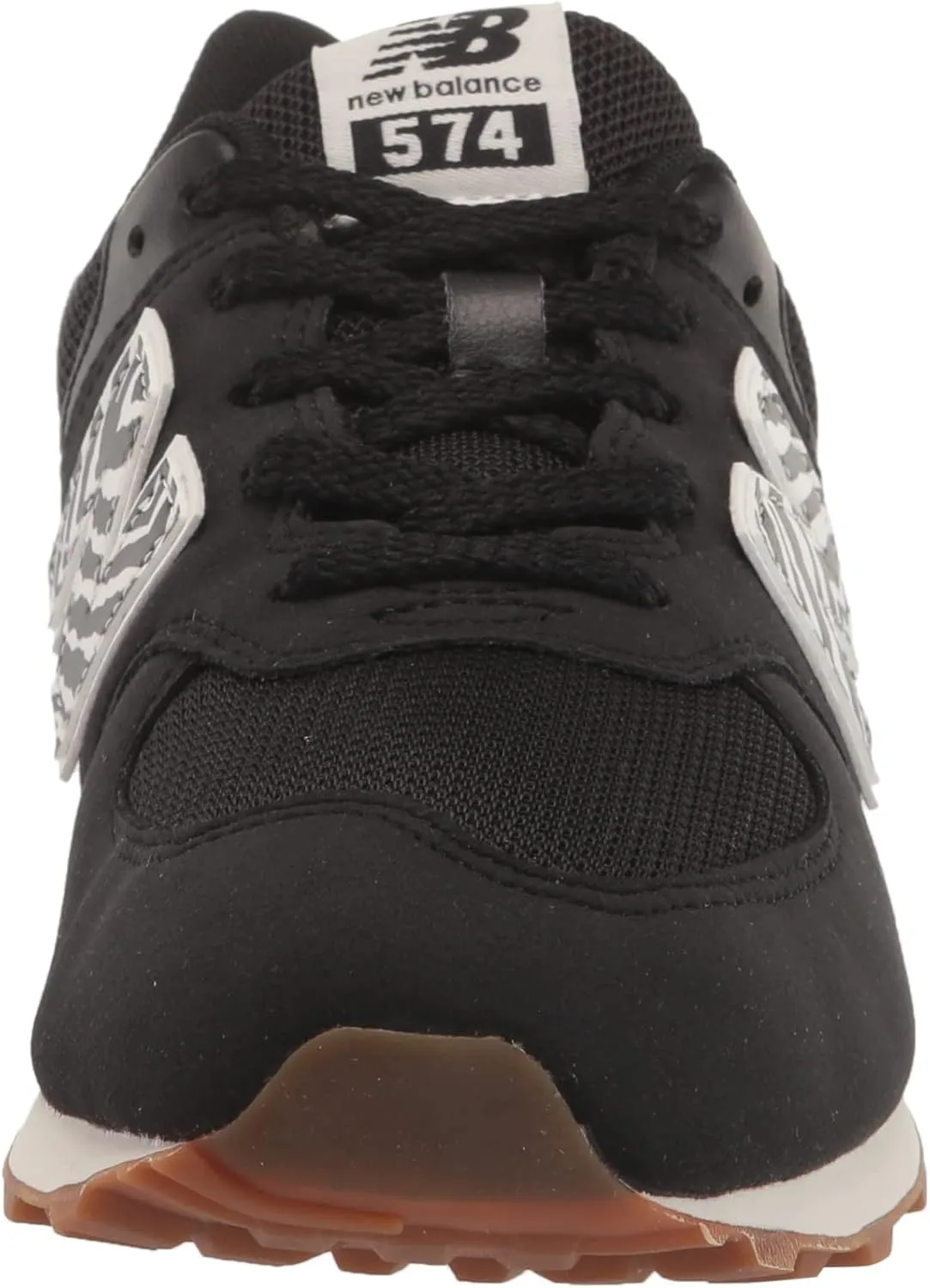 New Balance Girl's 574 V1 Animal Lace-up Sneaker