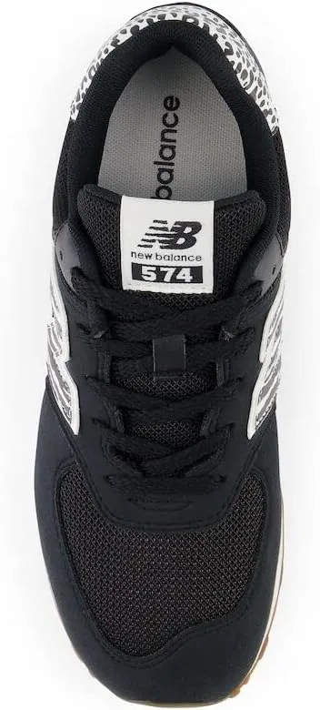 New Balance Girl's 574 V1 Animal Lace-up Sneaker