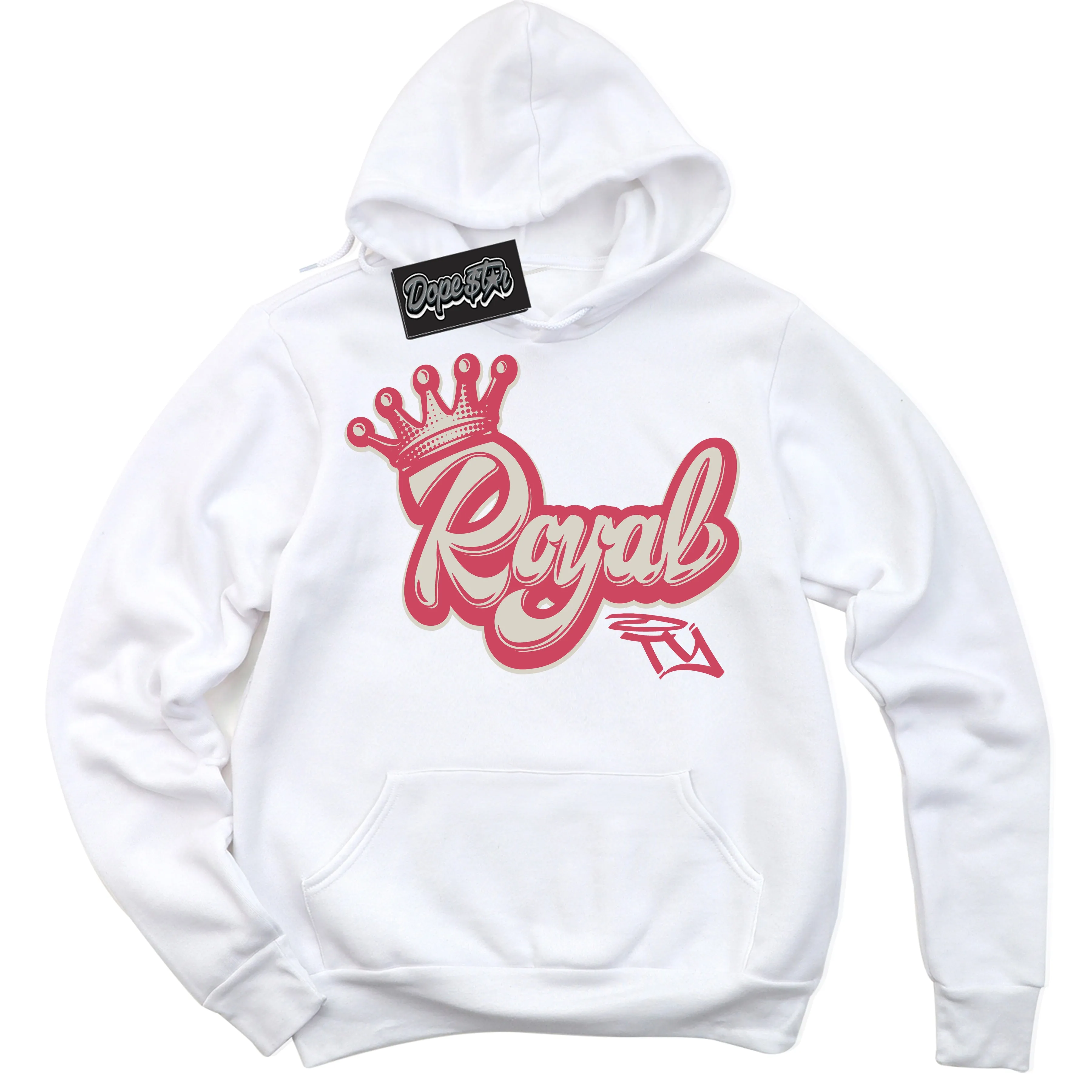 Next Nature Aster Pink Dunk Sneaker Hoodie Royalty Graphic