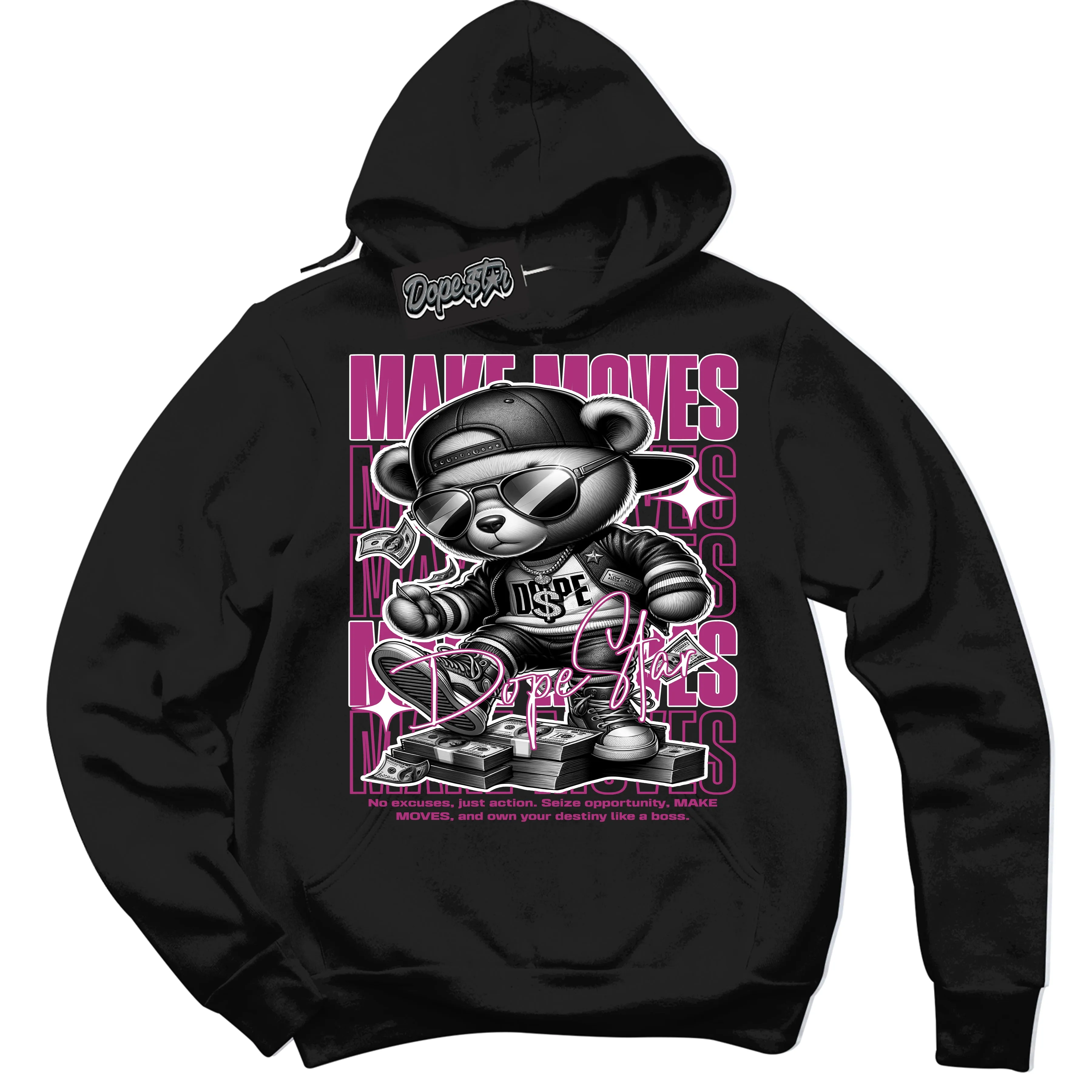 Next Nature Hot Fuchsia Dunk Sneaker Hoodie Make Moves Graphic