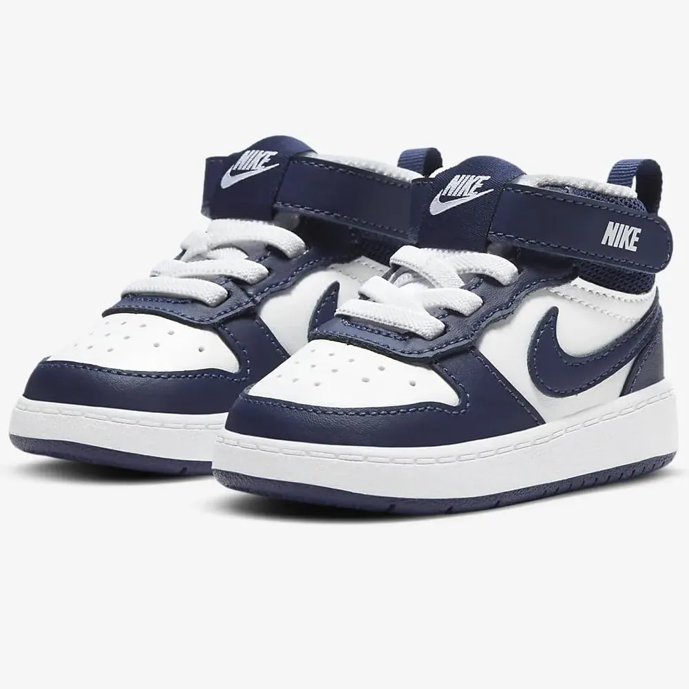 Nike Unisex-Child Court Borough Mid 2 (Infant/Toddler) Sneaker
