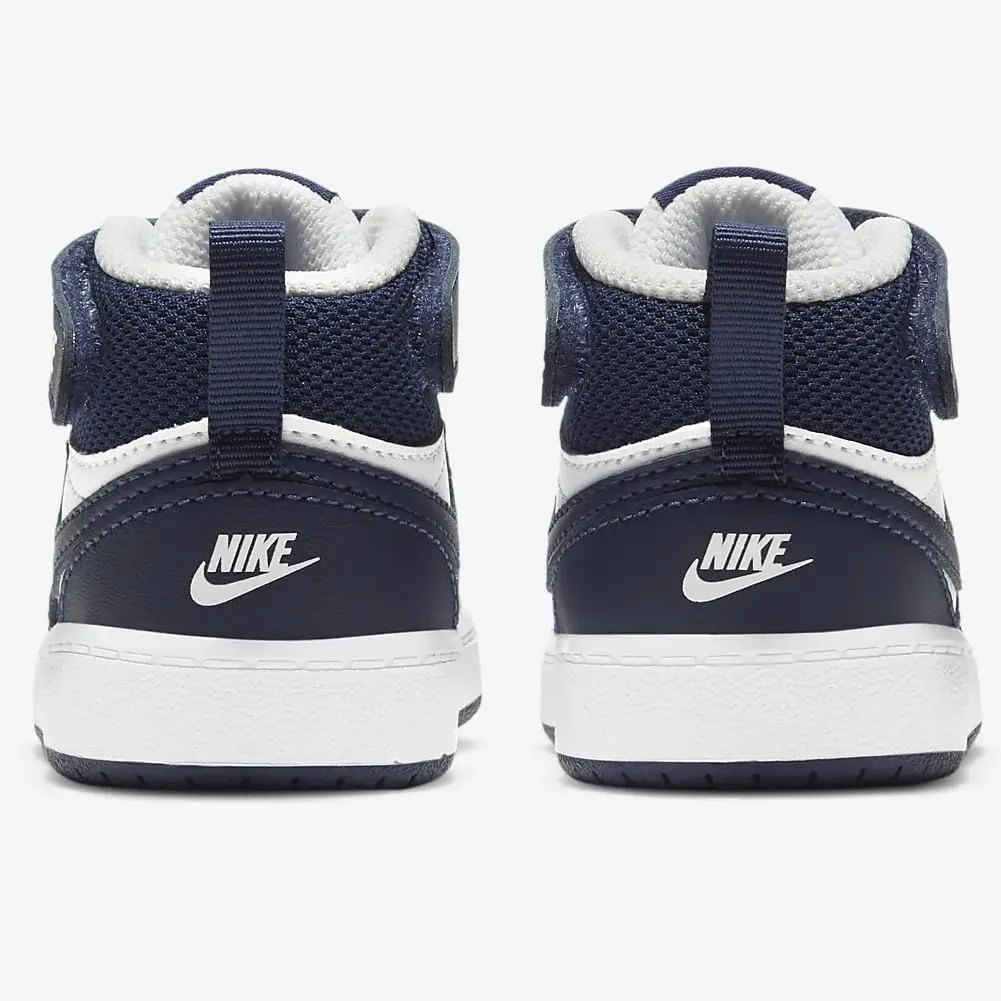 Nike Unisex-Child Court Borough Mid 2 (Infant/Toddler) Sneaker