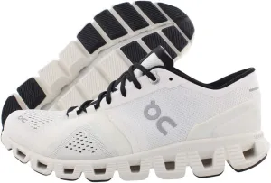 On Women's Cloud X Sneakers, White/Black, 10 Medium US