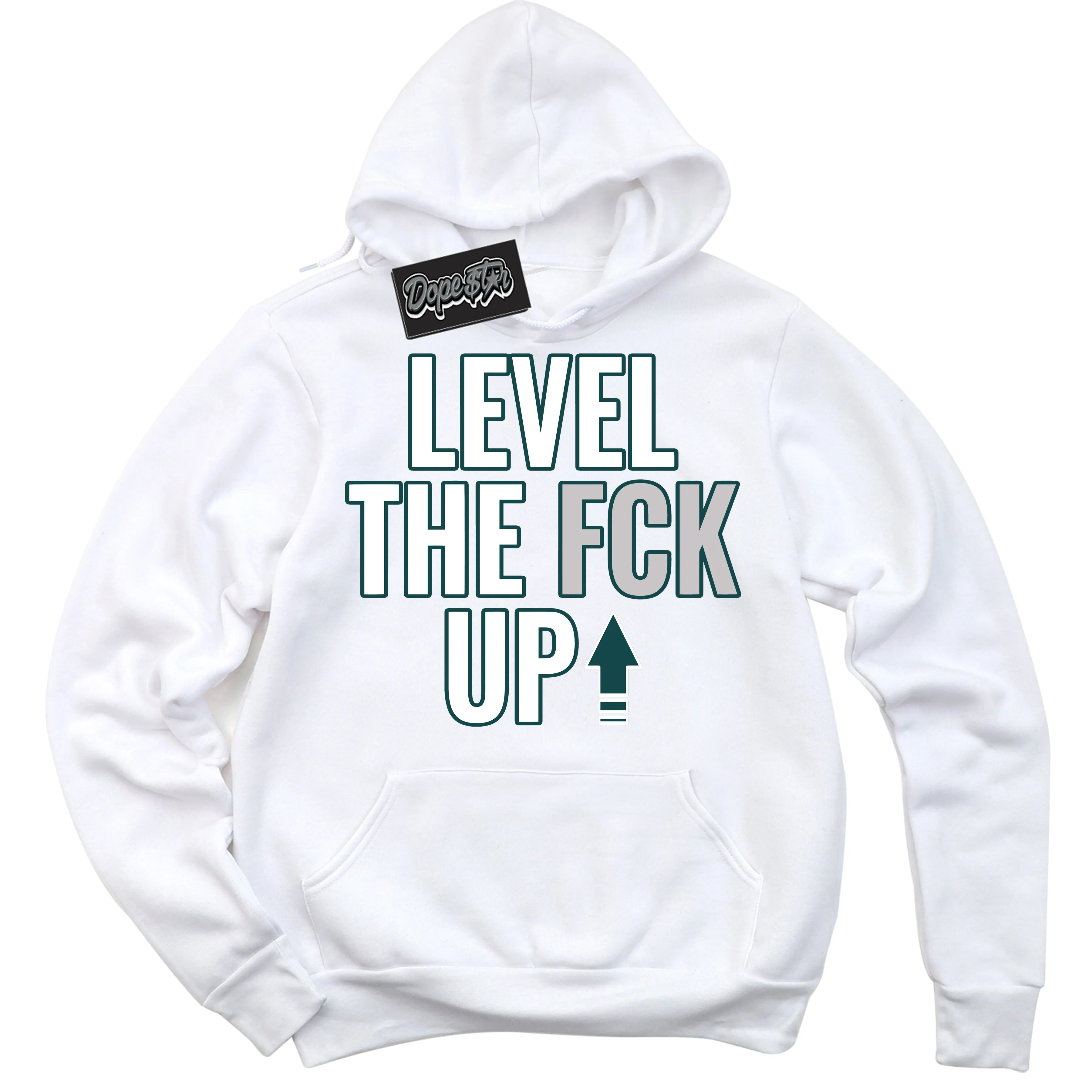 Oxidized Green 1s Sneaker Hoodie Level The Fck Up Graphic