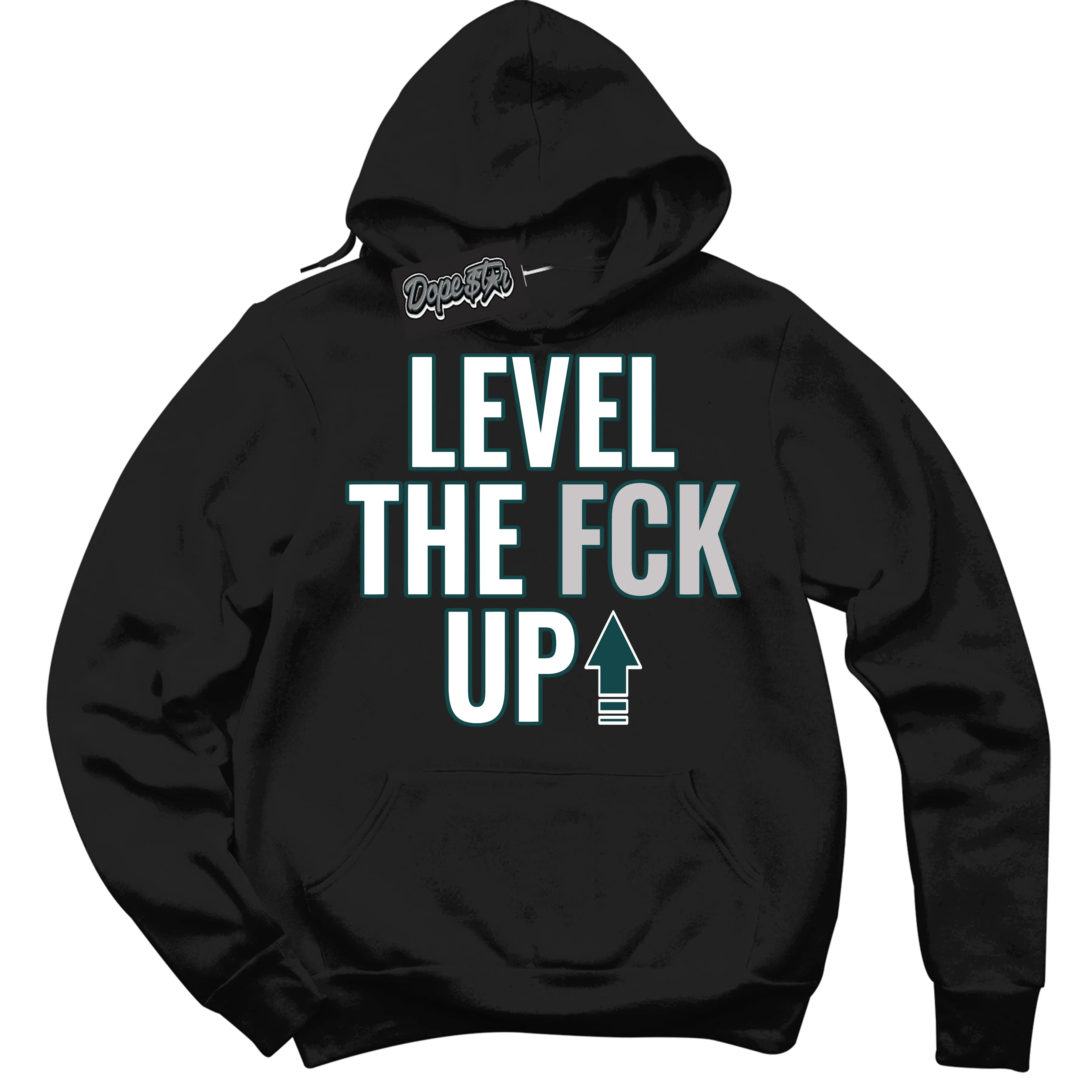 Oxidized Green 1s Sneaker Hoodie Level The Fck Up Graphic