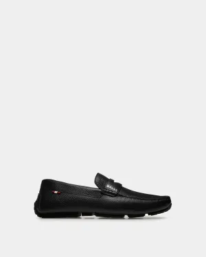 Pilot Driver In Black Grained Leather