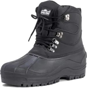 POLAR Mens Snow Waterproof Duck Hiking Bean Hiker Walking Short Ankle Boots