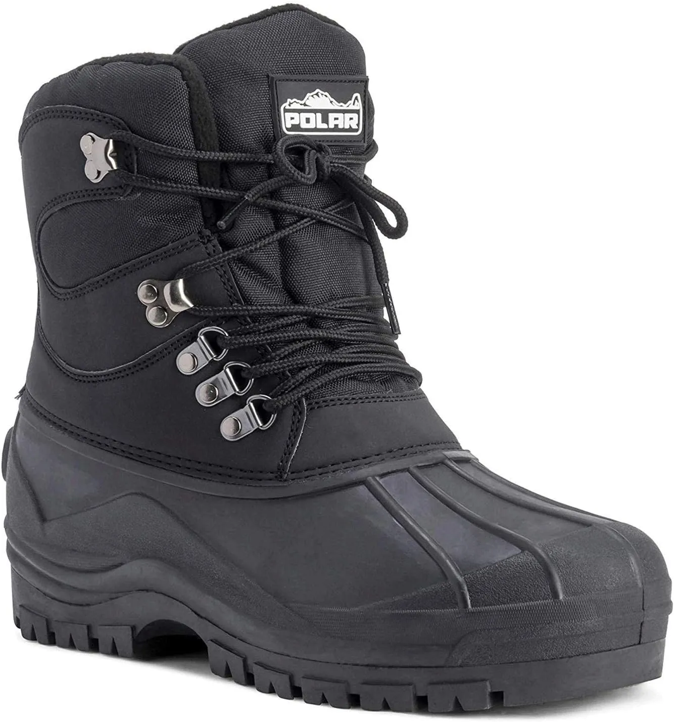 POLAR Mens Snow Waterproof Duck Hiking Bean Hiker Walking Short Ankle Boots
