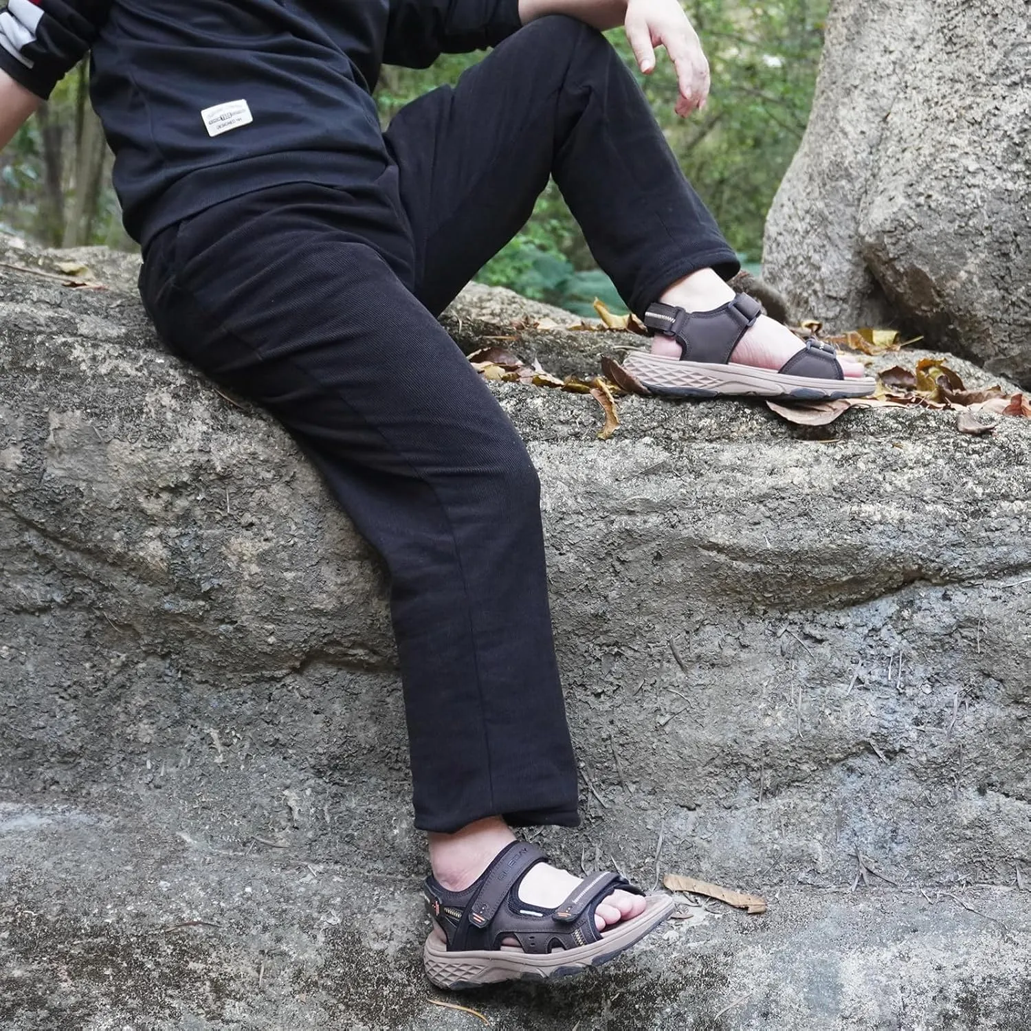 Queday Womens Mens Sport Sandals Outdoor Hiking Sandals with Arch Support Comfortable Athletic Beach Sandals for Travel Walking Trekking Camping