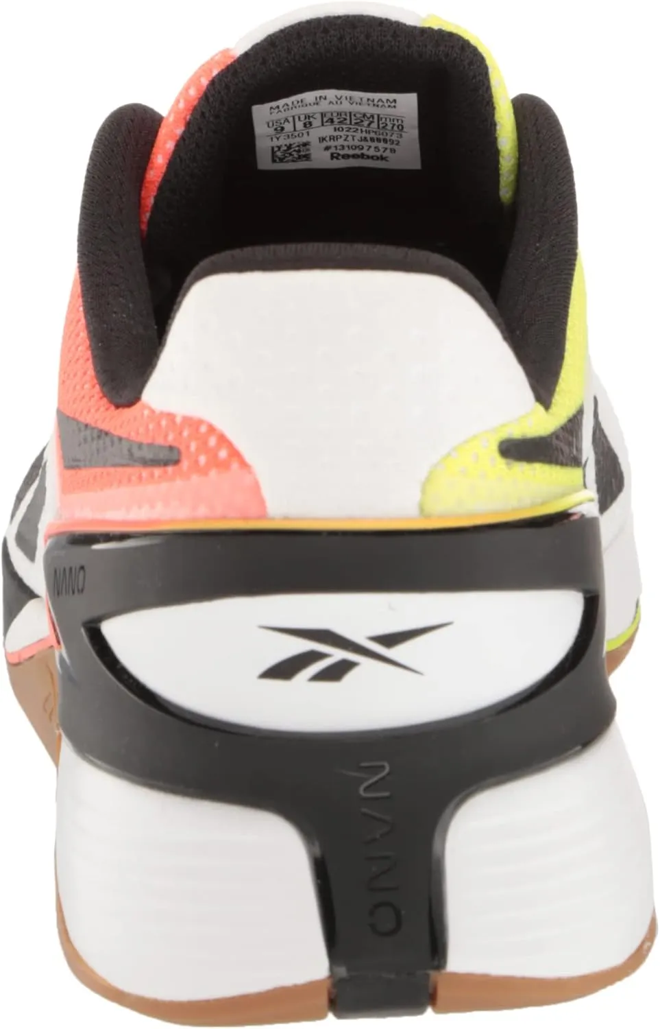 Reebok Unisex-Adult Nano X3 Varsity Sneaker