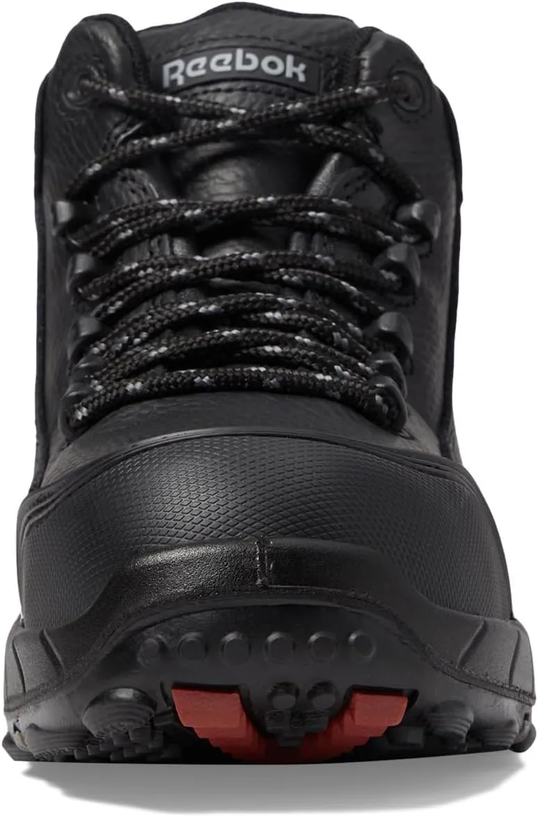 Reebok Work Men's RB4555 Tiahawk Safety Composite Toe Waterproof Sport Work Boot Black