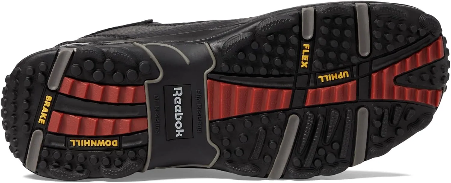 Reebok Work Men's RB4555 Tiahawk Safety Composite Toe Waterproof Sport Work Boot Black
