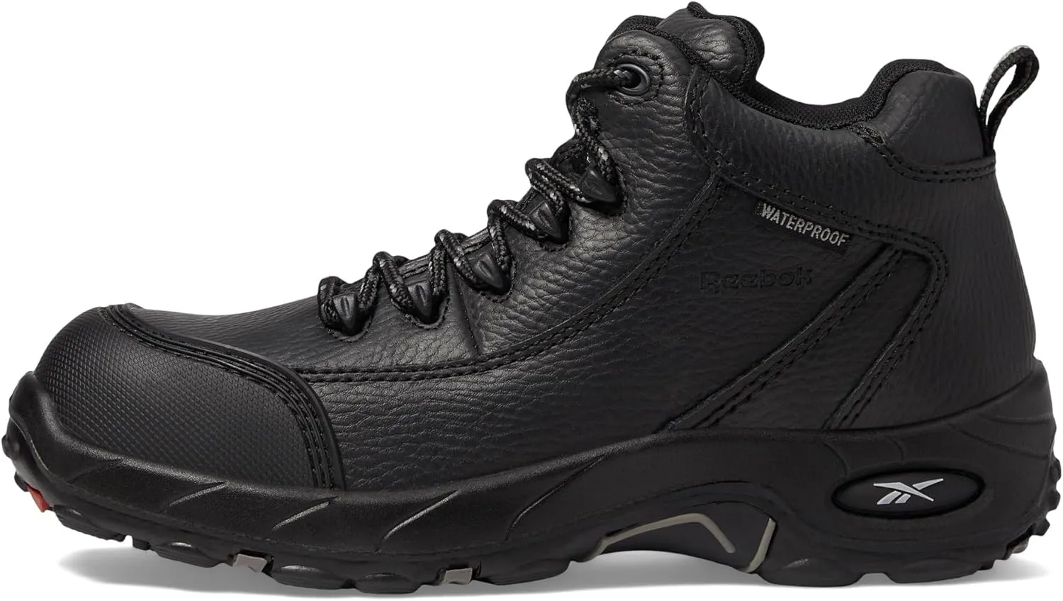 Reebok Work Men's RB4555 Tiahawk Safety Composite Toe Waterproof Sport Work Boot Black