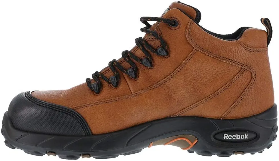 Reebok Work Womens Tiahawk Composite Toe Met Guard Eh Work Safety Shoes Casual - Brown