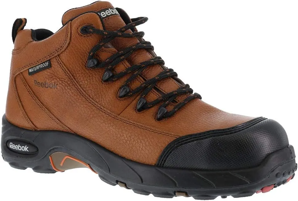 Reebok Work Womens Tiahawk Composite Toe Met Guard Eh Work Safety Shoes Casual - Brown
