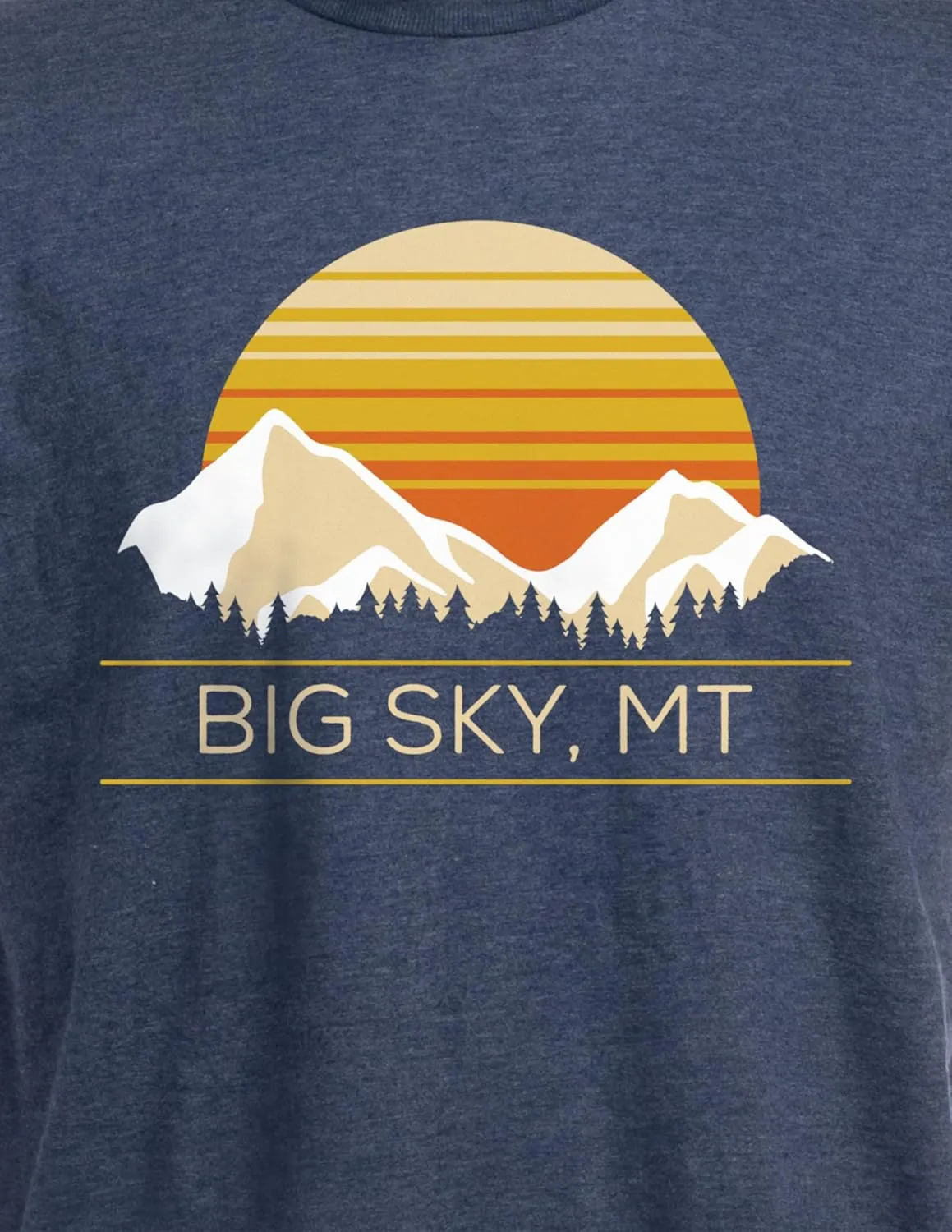 Retro Rocky Mountain Towns - Rocky Mountains Hiking Tee Shirt, Camping Nature Hiker T-Shirt for Men Women