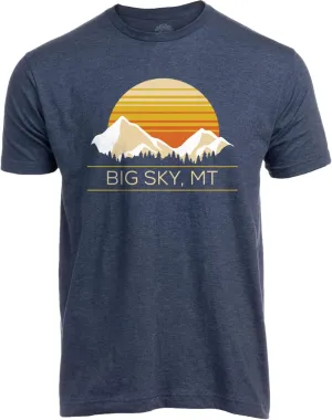 Retro Rocky Mountain Towns - Rocky Mountains Hiking Tee Shirt, Camping Nature Hiker T-Shirt for Men Women