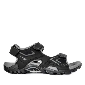 Rock Mens Outdoor Adjustable Sandal Black/Dark