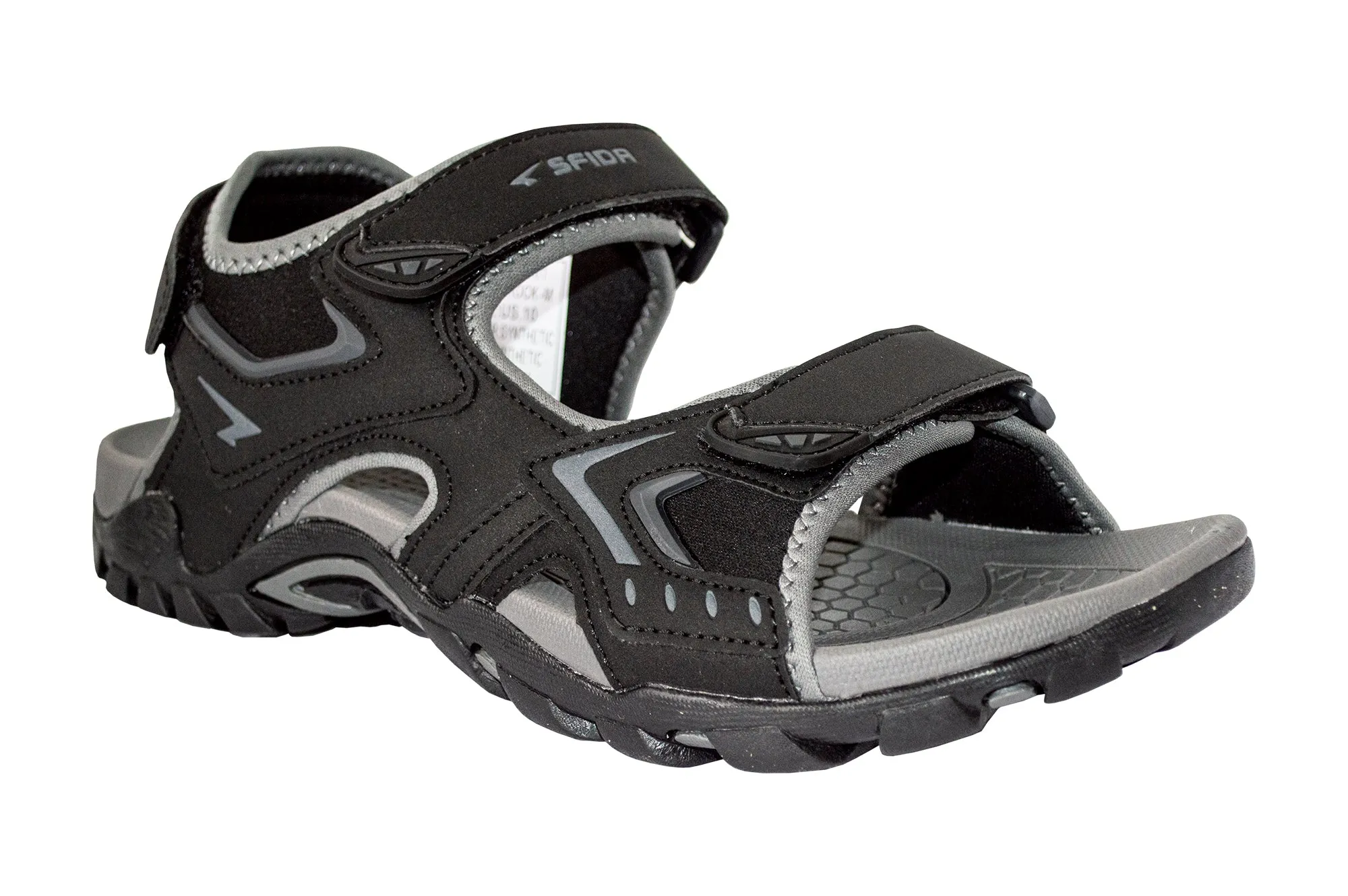 Rock Mens Outdoor Adjustable Sandal Black/Dark